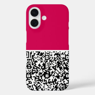 Ihre QR Code Scan Info iPhone Fall Auswahl Farbe 16 Hülle
