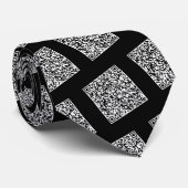 Ihre QR-Code-Scan-Info-Krawatte mit benutzerdefini Krawatte (Gerollt)