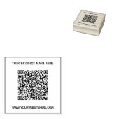 Ihre QR Code Scan Info Name Website Rubber Briefma Gummistempel (Stempel)