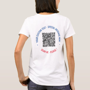 Ihre QR-Code-Scan-Info Text Funny T - Shirt-Gesche T-Shirt
