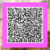 Ihre QR-Code-Scan-Info-Werbefenster-Klammern Fensteraufkleber (Blatt 2)