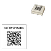 Ihre QR-Code-Scan-Informationen Benutzerdefinierte Gummistempel (Stempel)