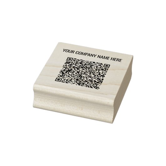 Ihre QR-Code-Scan-Informationen Benutzerdefinierte Gummistempel (Stempel)