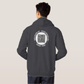 Ihre QR-Code-Scan-Informationen Benutzerdefinierte Hoodie (Schwarz voll)