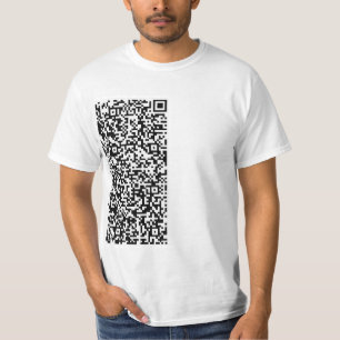 Ihre QR-Code-Scan-Informationen Moderner Personali T-Shirt