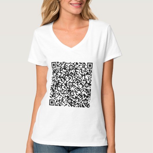 Ihre QR-Code-Scan-Informationen Personalisierter F T-Shirt (Vorderseite)