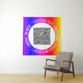 Ihre QR-Code-Scan-Informationen und Ihre benutzerd Wandteppich (Beispiel (Horizontal))