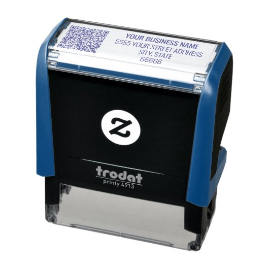Ihre QR-Code-Scan-Name-Adresse Selbstfarbige Brief Permastempel (Produkt)