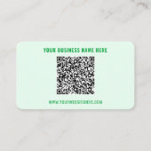 Ihre QR-Code-Visitenkarte für benutzerdefinierten Visitenkarte (Vorderseite)