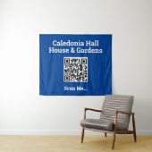 Ihre QR-Codedesignwand Wandteppich (Beispiel (Horizontal))