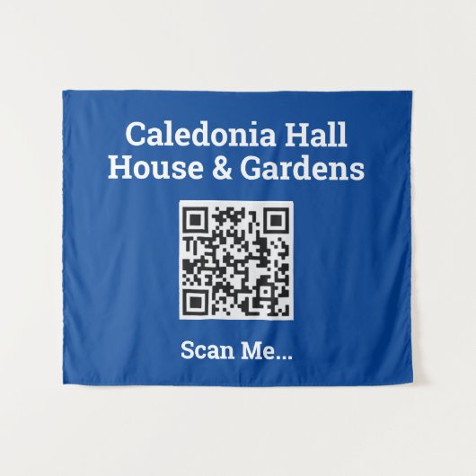 Ihre QR-Codedesignwand Wandteppich (Vorderseite (Horizontal))