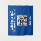 Ihre QR-Codedesignwand Wandteppich (Vorderseite)