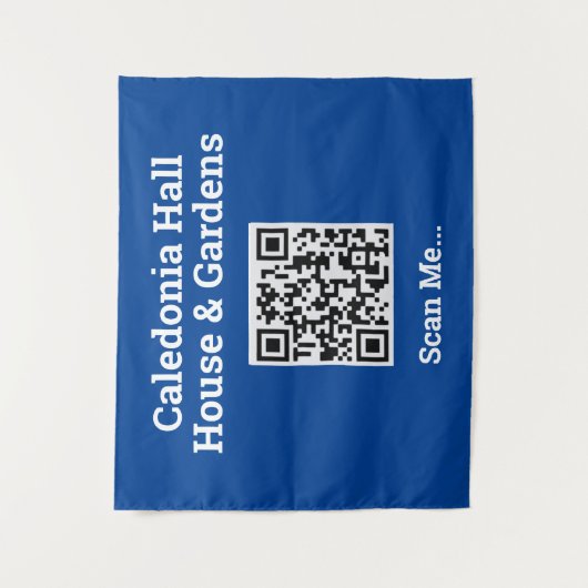 Ihre QR-Codedesignwand Wandteppich (Vorderseite)