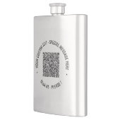 Ihre QR-Codeflaseninformationen Gift Scan Info und Flachmann (Links)