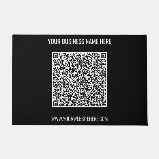 Ihre QR-Codeprüfung und Ihr benutzerdefiniertes Te Fußmatte (Vorderseite)