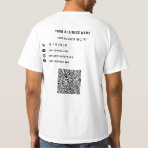 Ihre QR-Codeprüfung und Ihr T - Shirt für benutzer