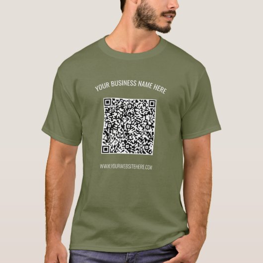 Ihre QR-Codeprüfung und Ihr T - Shirt für benutzer (Vorderseite)