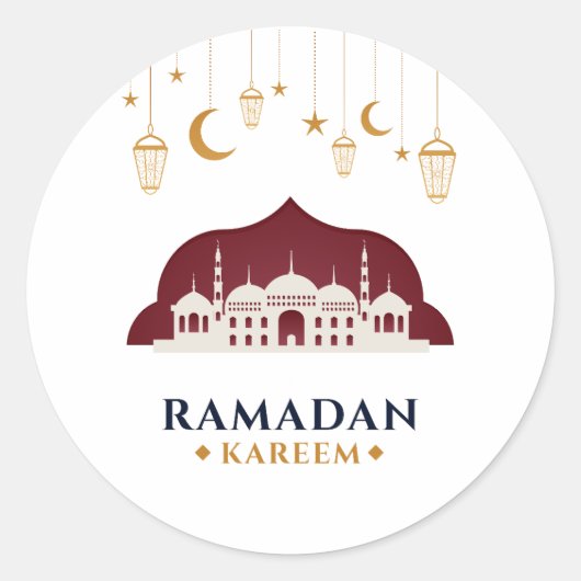 ihre ramadan yall ramadan Kinder Männer ramadan Runder Aufkleber (Vorderseite)