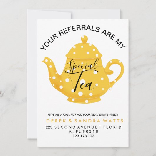 Ihre Referenzen sind meine "Sonderaktion - KMU-Co. Dankeskarte (Vorderseite)