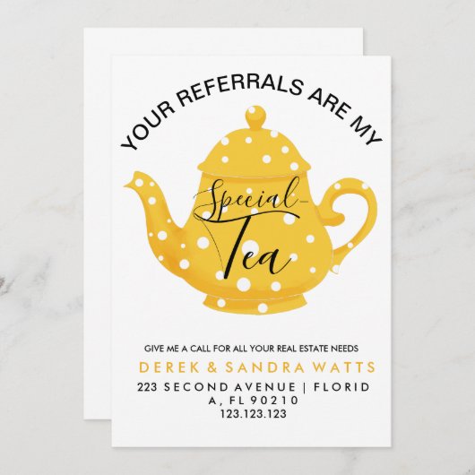 Ihre Referenzen sind meine "Sonderaktion - KMU-Co. Dankeskarte (Vorne/Hinten)