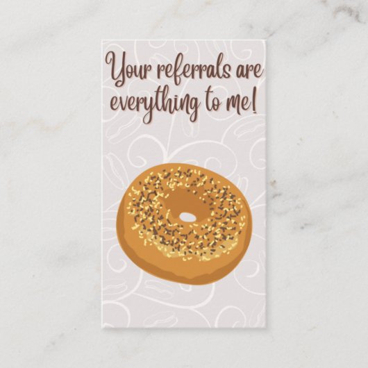 Ihre Referrals sind alles! Pop by Real Anwesen Visitenkarte (Vorderseite)