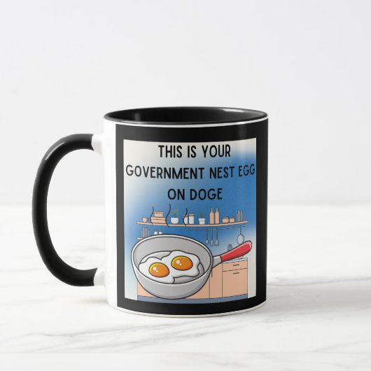 Ihre Regierung auf DOGE, eine Metapher für Demokra Tasse (Links)