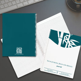 Ihre Reise Aquamarines White Life Coache Wachstum Notizblock