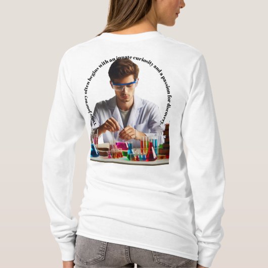 Ihre Reise beginnt oft mit einem angeborenen Ziel T-Shirt (Rückseite)