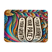 Ihre Reise durch Ihr Wachstum Magnet (Horizontal)