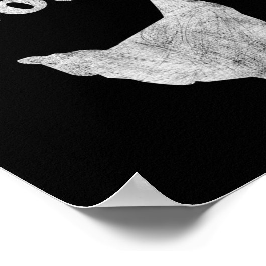 Ihre Rooster-Hühnerweibchen Poster (Ecke)