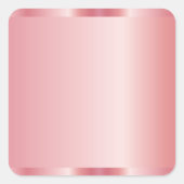 Ihre Rose für den QR-Code Ihres benutzerdefinierte Quadratischer Aufkleber (Vorderseite)