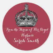 Ihre Royal Highness Sticker (Vorderseite)