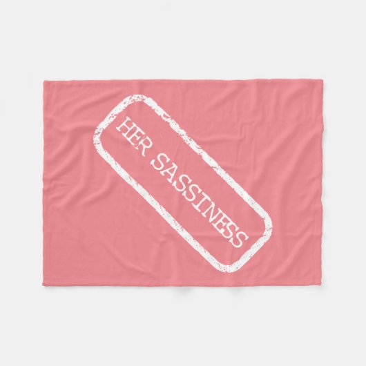 "Ihre Ruhe" Fleece Blankets (Vorderseite (Horizontal))