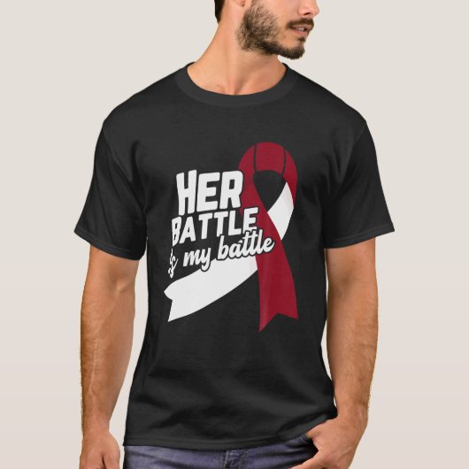 Ihre Schlacht ist mein Schlachtkopf und meine Nack T-Shirt (Vorderseite)