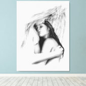 Ihre Schutzgeländer Canvas Print Leinwanddruck (Insitu (Holzboden))