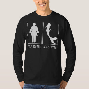 Ihre Schwester Mein Schwester T-Shirt Niedlich Riv