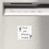 Ihre Segnungen täglich zählen Magnet (In Situ (Geschirrspüler))
