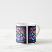 Ihre Sehkraft - Neon Espresso Tasse (Vorderseite Rechts)