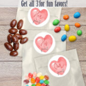 Ihre, seine, unsere Lieblings-Brautparty-Gastgesch Runder Aufkleber