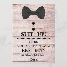 Ihre Serviceanforderung als Trauzeuge Einladung