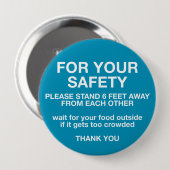 Ihre Sicherheit Button (Vorne & Hinten)