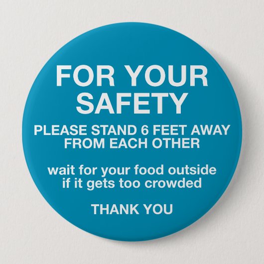 Ihre Sicherheit Button (Vorderseite)