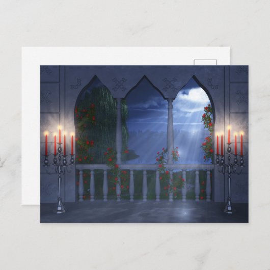 Ihre Silberne Mantkarte Postkarte (Vorne/Hinten)