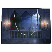 Ihre Silberne Mantle-Geschenktasche Große Geschenktüte (Rückseite)