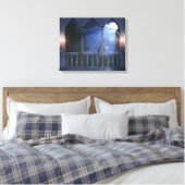 Ihre Silver Mantle Canvas Print Leinwanddruck (Insitu (Schlafzimmer))