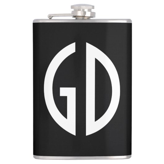Ihre Simply Monogram Ideen 1 Flachmann (Vorderseite)