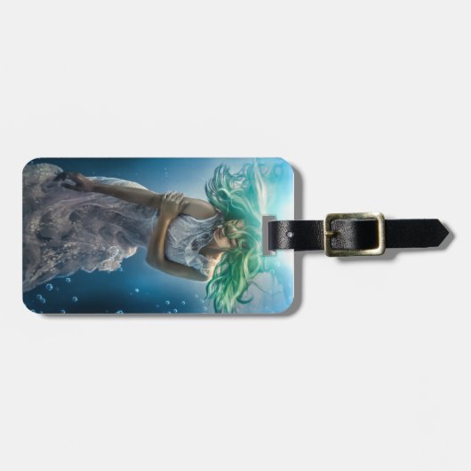 Ihre Smaragdkröten - Meerjungfrau-Hovering unter W Gepäckanhänger (Vorderseite horizontal)