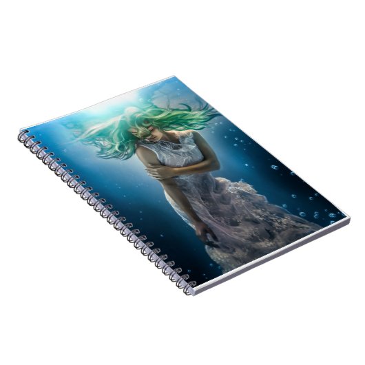 Ihre Smaragdkröten - Meerjungfrau-Hovering unter W Notizblock (Rechte Seite)