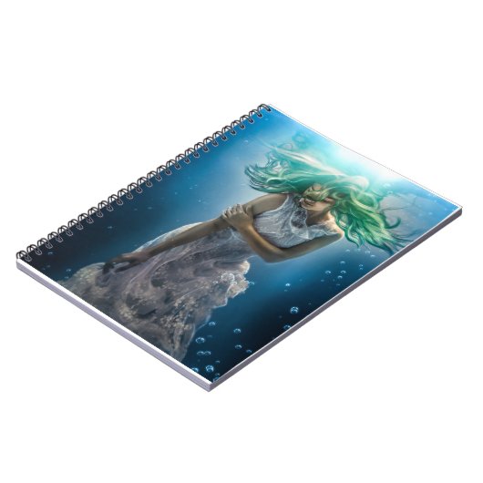 Ihre Smaragdkröten - Meerjungfrau-Hovering unter W Notizblock (Linke Seite)