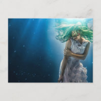 Ihre Smaragdkröten - Meerjungfrau-Hovering unter W